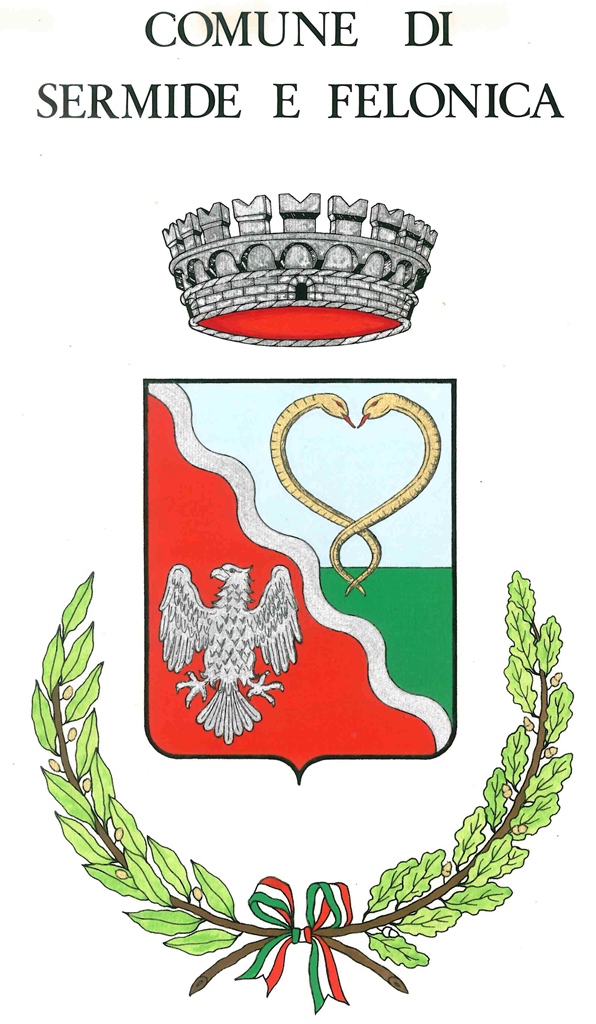 Emblema del Comune di Sermide e Felonica (Mantova)